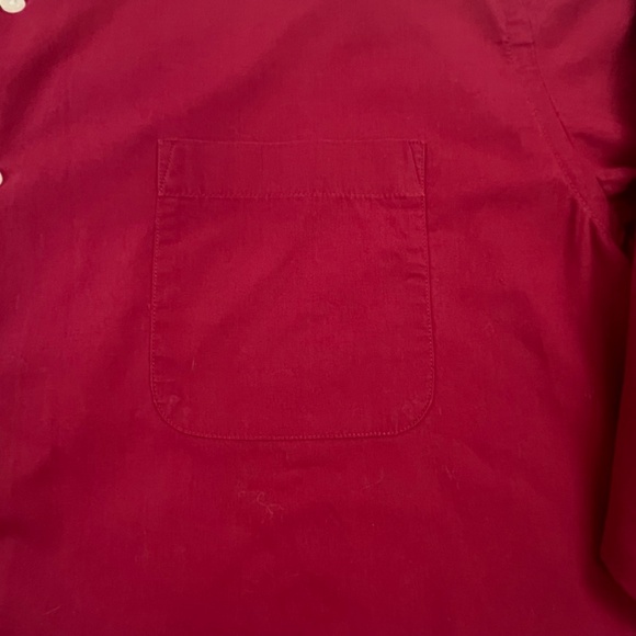 Alexander Julian Colours Shirt XL Burgundy Button Up Single Needle Luxury Men - Picture 9 of 12